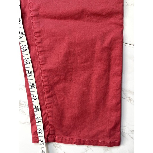 Paige Men's Normandie straight leg jeans in ginger root (salmon pink), size 29 - Picture 10 of 10